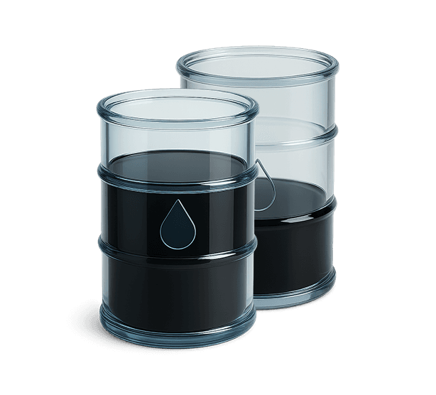 Energy barrels illustration