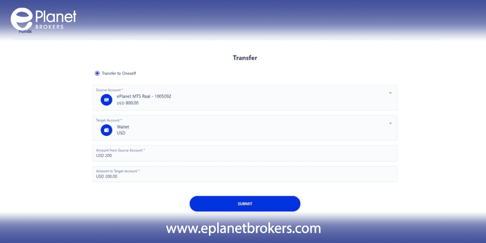 Internal Transfer at ePlanet Brokers 