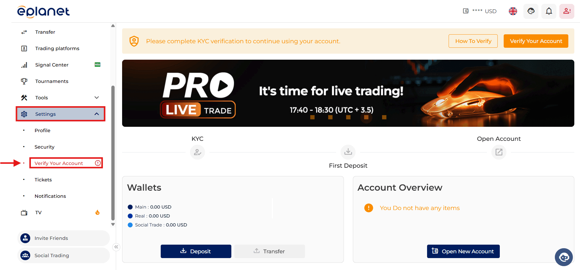 Identity Verification at ePlanet Brokers 1.png Identity Verification at ePlanet Brokers