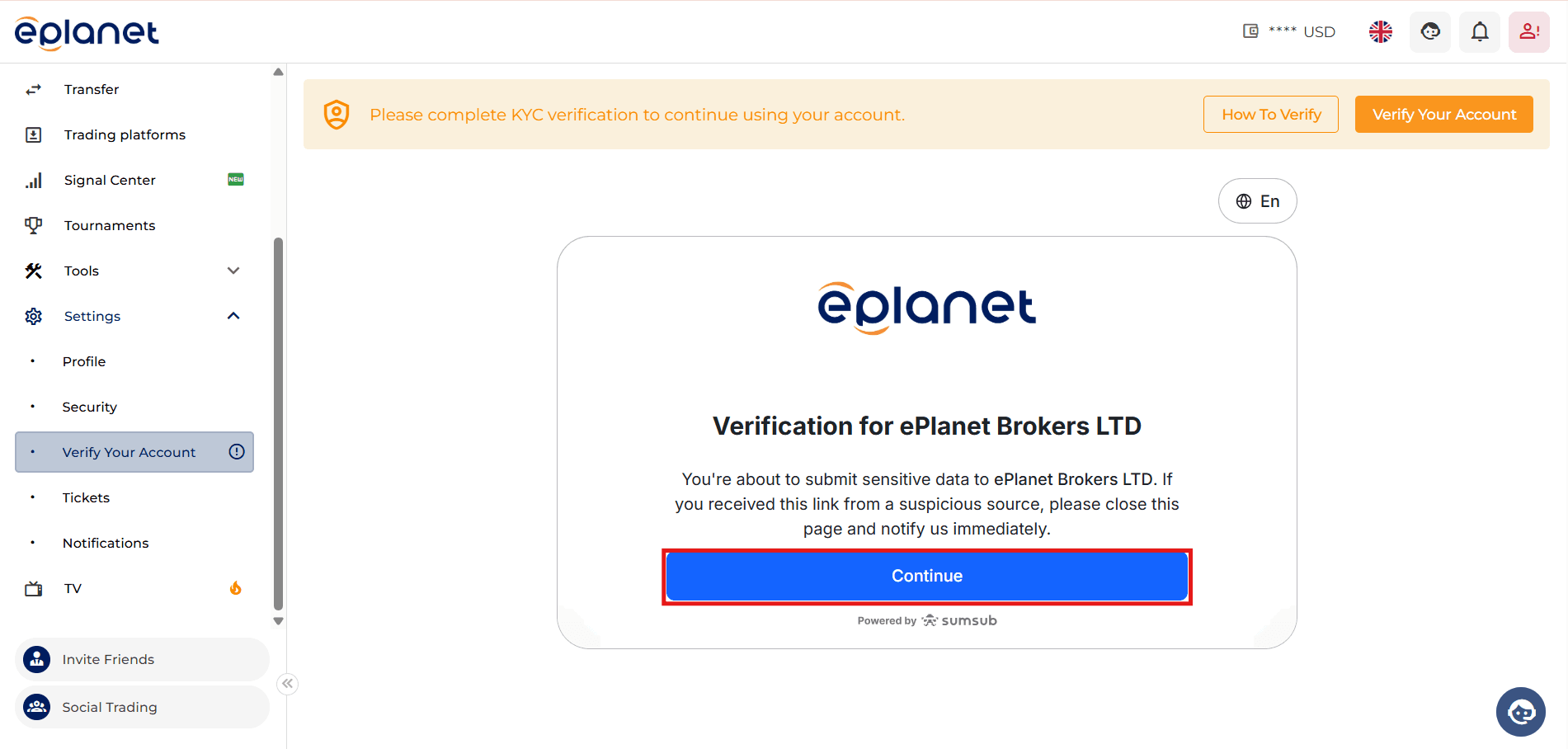 Identity Verification at ePlanet Brokers 2.png Identity Verification at ePlanet Brokers