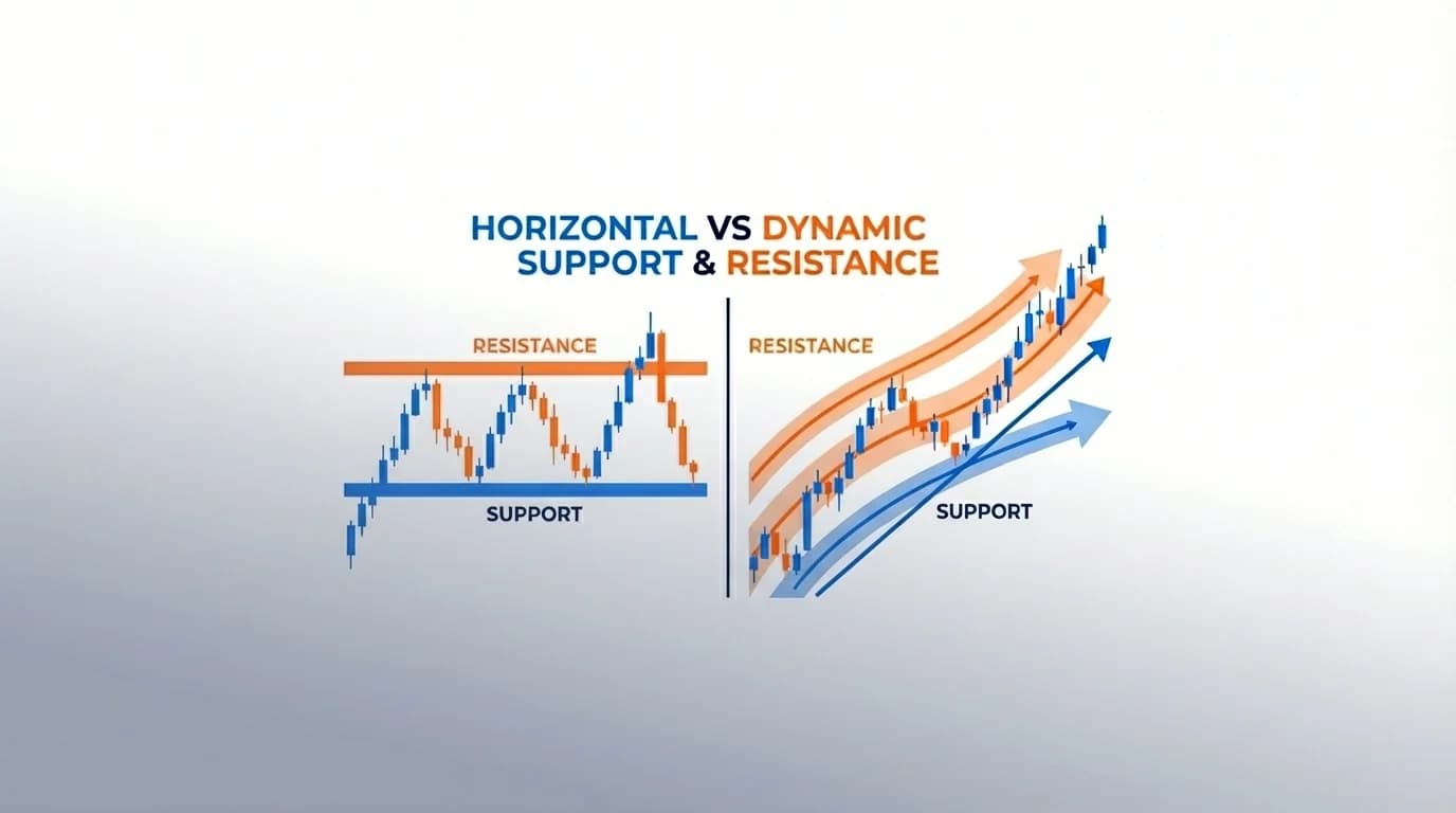 Horizontal vs Dynamic Support and Resistance: Which One Should You Use?