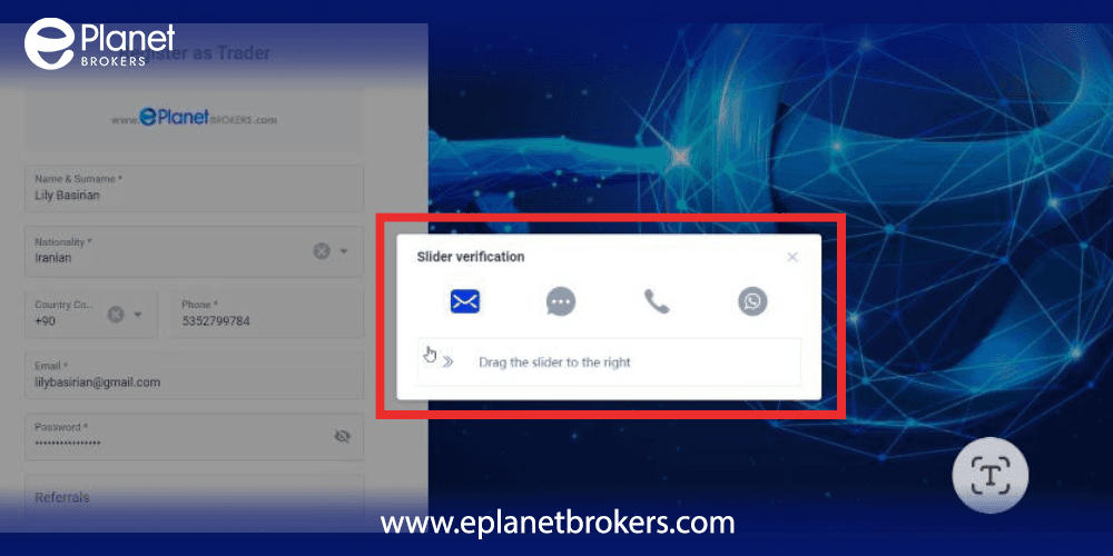 How to Register for an Account at ePlanet Brokers