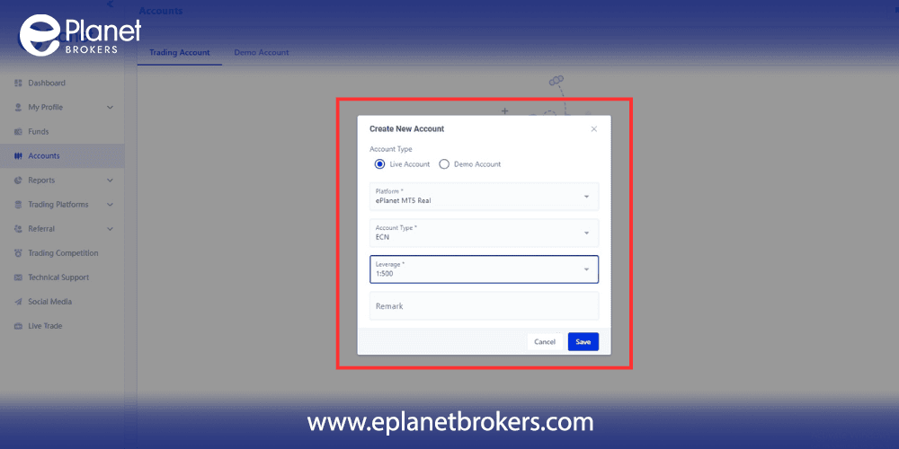 How To Create a Trading Account at ePlanet Brokers