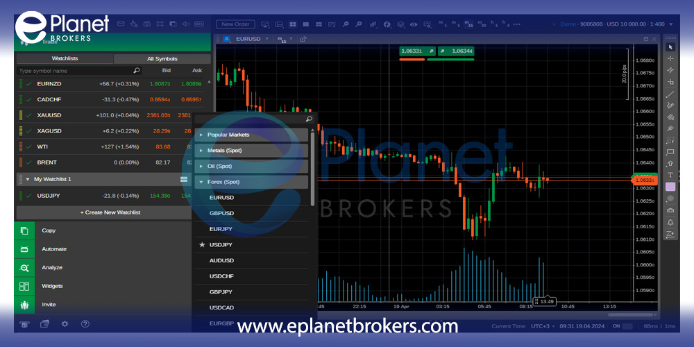 How to add assets and currency pairs in cTrader?